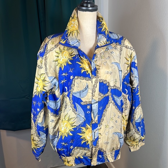 Shanghai Silk vintage bomber jacket celestial blue - Picture 10 of 16